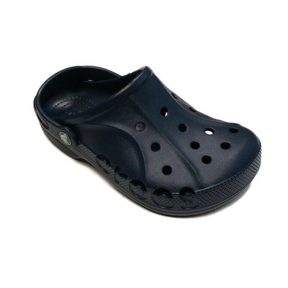 CROCS Other - CROCS Little Kids Size 10 Baya Clog K Lightweight Slip On Clogs Shoes Navy Blue